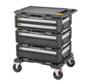 DEWALT ToughSystem 2.0 DXL Tower 5-in-1, Set mit drei DXL Modulen, Arbeitsfläche und Transportroller (DeWALT DWST60510-1)