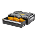 DEWALT ToughSystem 2.0 DXL Tower 4-in-1, Set mit zwei DXL Modulen, Arbeitsfläche und Transportroller (DeWALT DWST60520-1)