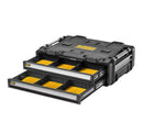 DEWALT ToughSystem 2.0 DXL Tower 4-in-1, Set mit zwei DXL Modulen, Arbeitsfläche und Transportroller (DeWALT DWST60520-1)