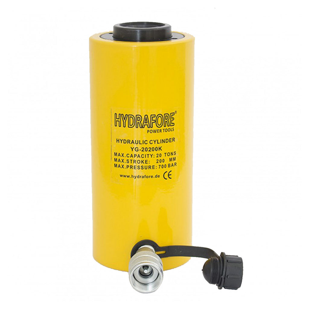 Hydraulic hollow cylinder, hollow piston cylinder (20T, 200mm) (YG202