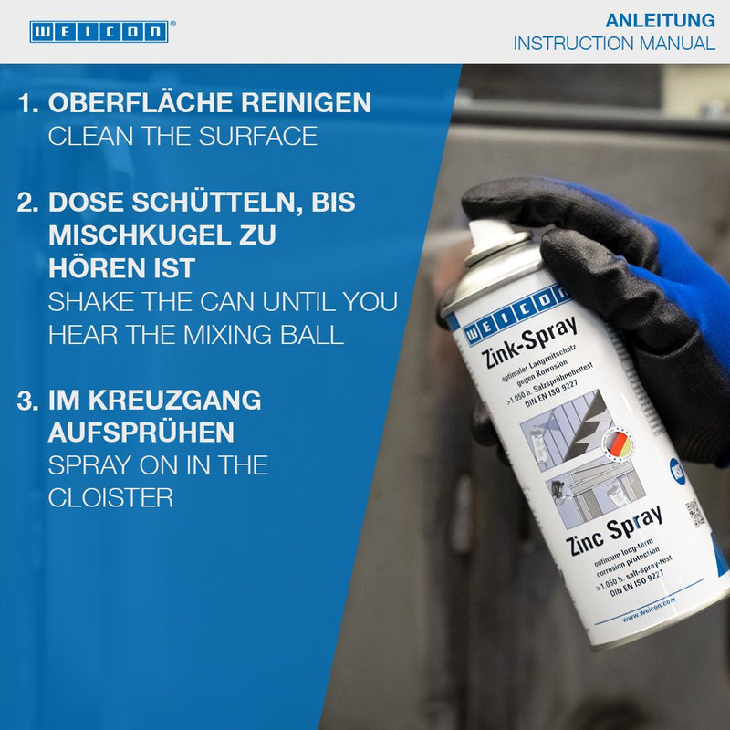 Zink-Spray, 400ml (WEICON 11000400)