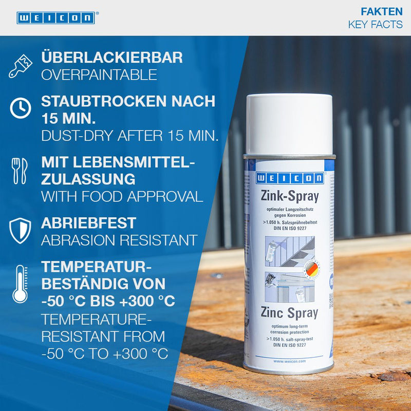 Zink-Spray, 400ml (WEICON 11000400)