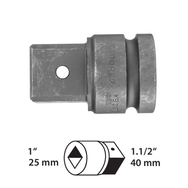 Rallonge pour tournevis électrique 1" à 1,1/2" (GEDORE KB 2137) (6657890) 