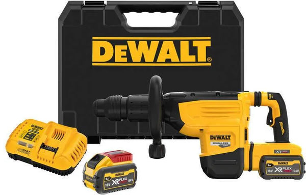 DeWALT 54V/162Wh SDS-Max Combination Hammer 45mm (Brushless) (DCH614X2-QW)
