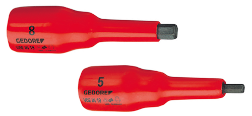 VDE screwdriver bit 1/2" internal hexagon 8mm (GEDORE VDE IN 19 8) (6124640)