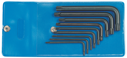 Angle screwdriver set 9 pieces TX T7-T40 (GEDORE 43 TX-09) (6360960) 