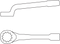 Impact ring spanner offset 80mm, L: 406mm (GEDORE 306 G 80) (1416480)