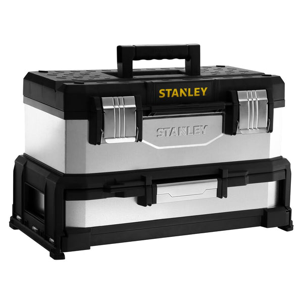 13.6L/25kg Galvanized Tool Box with Drawer 20/54cm (STANLEY 1-95-830)