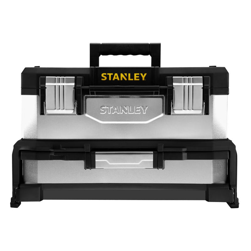 13.6L/25kg Galvanized Tool Box with Drawer 20/54cm (STANLEY 1-95-830)