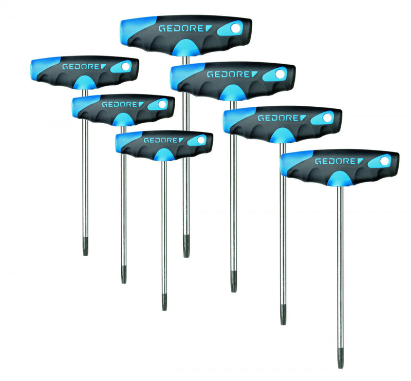 Screwdriver set TX 7 pieces, L:120mm (GEDORE DT 2142 TX-007) (3037401)