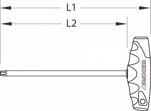 Schraubendreher-Satz TX 7tlg, L:120mm (GEDORE DT 2142 TX-007) (3037401)