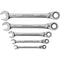 Combination ratchet wrench set, switchable 8-19mm 5 pieces (GEDORE R07205005)