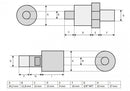 Einfachwirkende Hydraulikpumpe mit Magnetventil (0.75kW/220V/8L) (B-630F-220-1HP-8L)