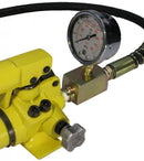 Hydraulic hand pump with pressure gauge (700 bar, 350 cm3) (B-700CB)