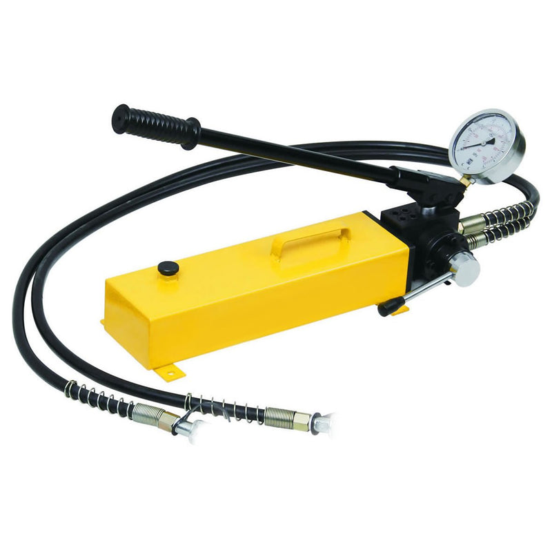 handpumpe doppeltwirkend Doppeltwirkende Handpumpe mit Manometer (700bar, 3000cm3) (B-700S) – EZ-Tools GmbH