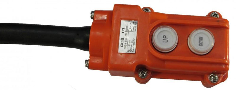 Single-acting hydraulic pump with solenoid valve (700 bar, 4 liters) (B-700T)