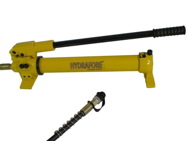 Hohlzylinder (20T-50mm), Hyd. Handpumpe (700bar, 700cm3) (B-700+YG-2050K)