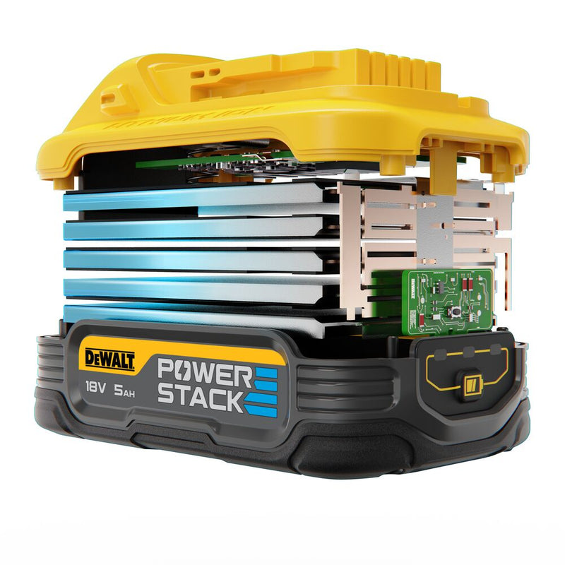 Batterie de pile d'alimentation 18 V/5,0 Ah (DeWALT DCBP518-XJ)