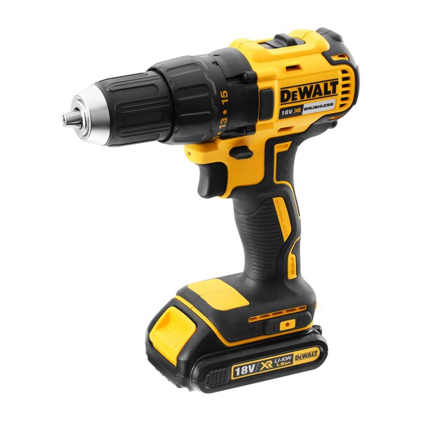 18V/2x1.5Ah cordless drill/driver (brushless) (DeWALT DCD777S2T-QW)