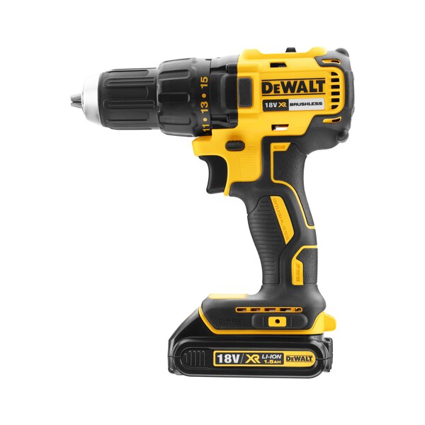 18V/2x1.5Ah Akku-Bohrschrauber (Bürstenlos) (DeWALT DCD777S2T-QW)