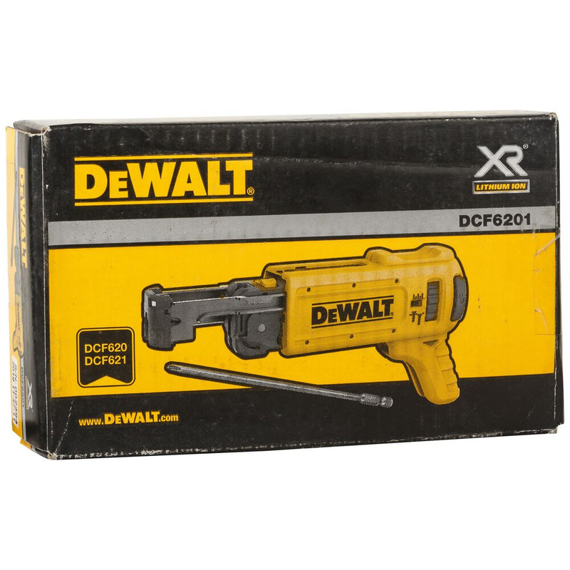 Magazine attachment for XR cordless drywall screwdriver (DeWALT DCF6201-XJ)