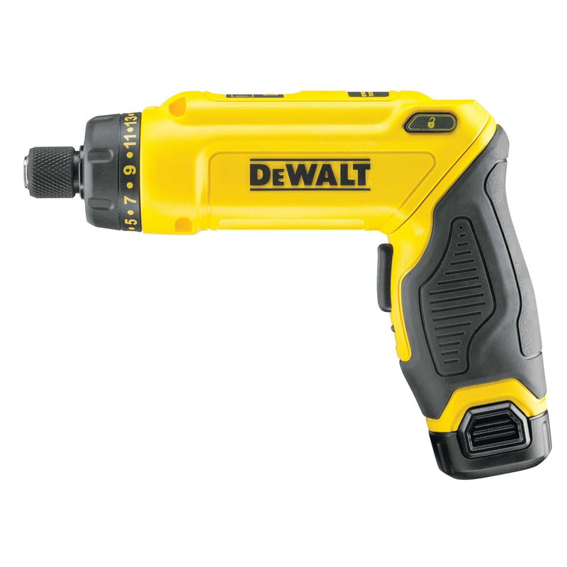 7,2V/1.0Ah Akku-Knickschrauber 1/4" Innensechskant (DeWALT DCF680G2-QW)