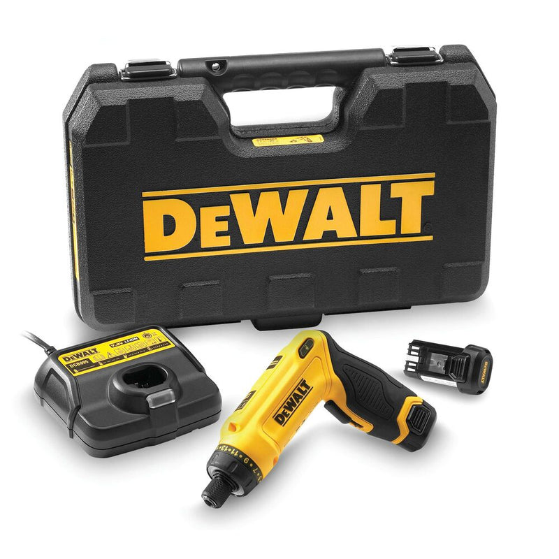 7.2V/1.0Ah cordless screwdriver 1/4" hexagon socket (DeWALT DCF680G2-QW)