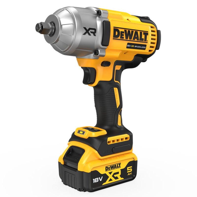 18V/5Ah Akku-Schlagschrauber 1/2" Außenvierkant (DeWALT DCF900P2T-QW)