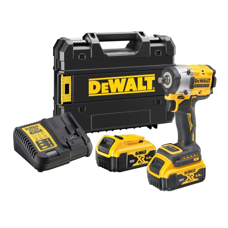 12 Volt / 2x2.0 Ah cordless impact wrench (3/8" square drive) (DeWALT DCF902D2-QW)