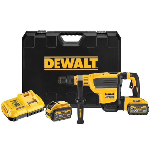 Marteau combiné SDS-Max 54 V/162 Wh 45 mm (sans balais) (DeWALT DCH614X2-QW)