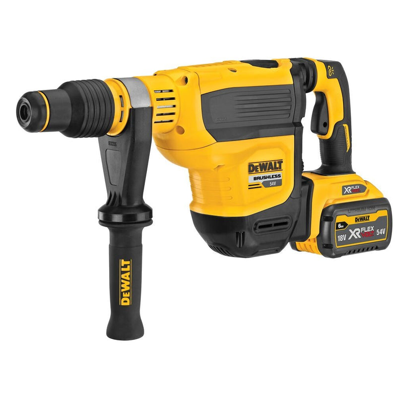 Marteau combiné SDS-Max 54 V/162 Wh 45 mm (sans balais) (DeWALT DCH614X2-QW)