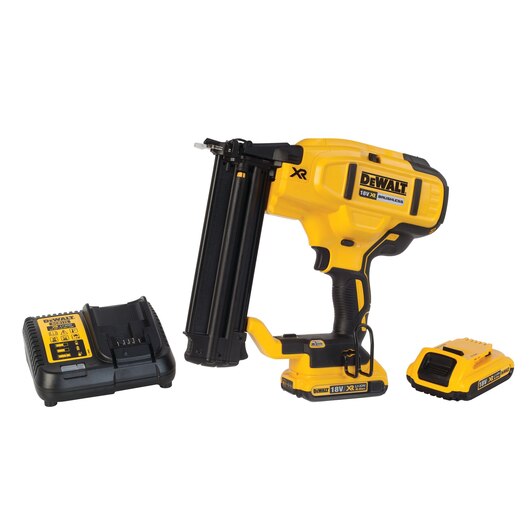 18V/2x2.0Ah XR Akku-Nagel- & Klammergeräte (DeWALT DCN680D2-QW)