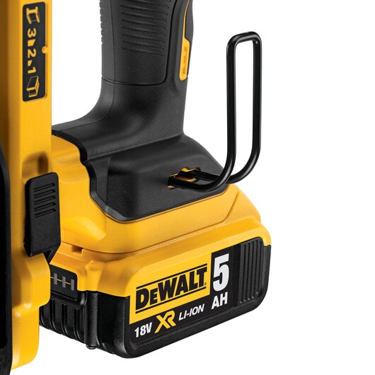 18V/2x5Ah battery concrete nailer Brushless XR in case (DeWALT DCN890P2-QW)