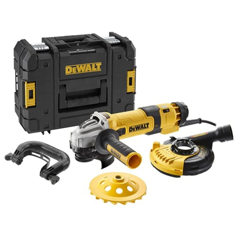 1500W/125mm Winkelschleifer Beton-Oberflächenset (DeWALT DWE4257KT-QS) B-WARE