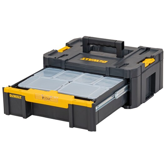 9.5L TSTAK™ III drawer box with 6 additional inset boxes (DeWALT DWST1-70705) 