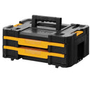 Boîte à outils TSTAK IV 8 L/7,5 kg 2 tiroirs, séparateurs internes (DeWALT DWST1-70706) 