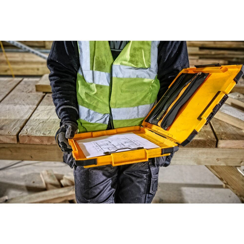 Presse-papiers TSTAK, rangement pratique avec LED 180° (DeWALT DWST82732-1)