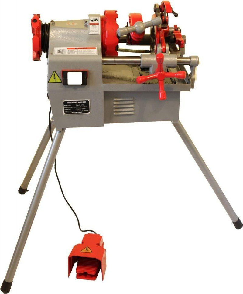 Electric Pipe Threading Machine, BSPT 1/2"-3/4", 1"-2" 750W/220V (P50B)