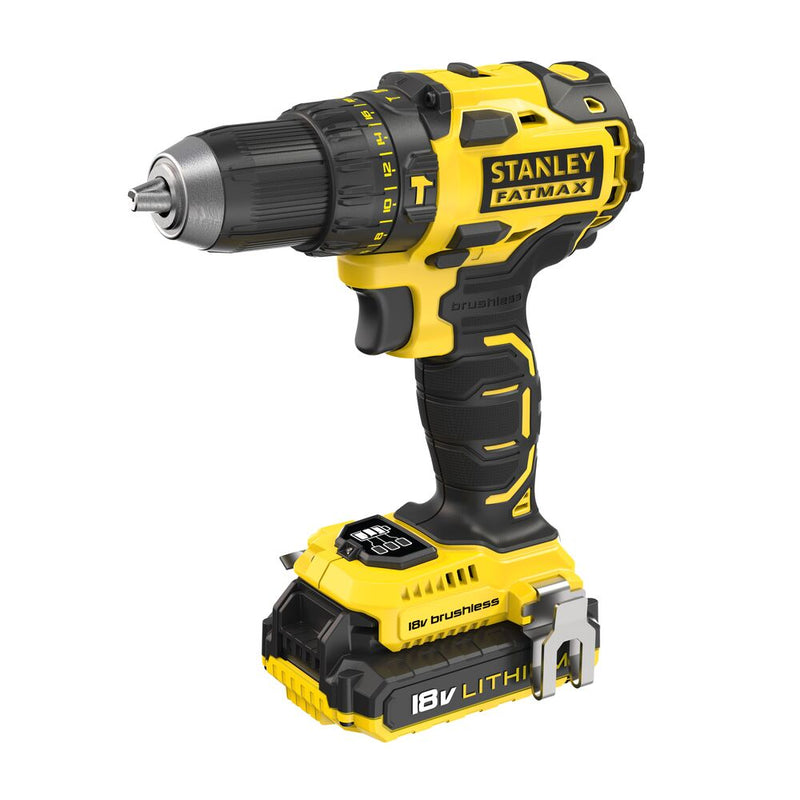 Perceuse-visseuse sans fil FATMAX 18V 2x2Ah en coffret (STANLEY FMC627D2-QW)