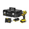 18V cordless impact wrench 2x2Ah, brushless TSTAK case (STANLEY FMC647D2-QW)