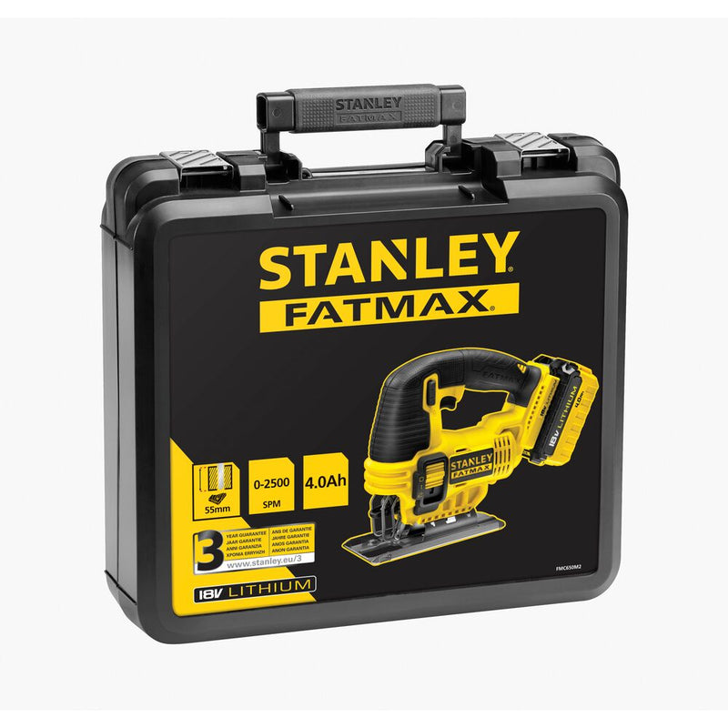 18V 4.0Ah Fatmax battery jigsaw with case (STANLEY FMC650M2-QW)