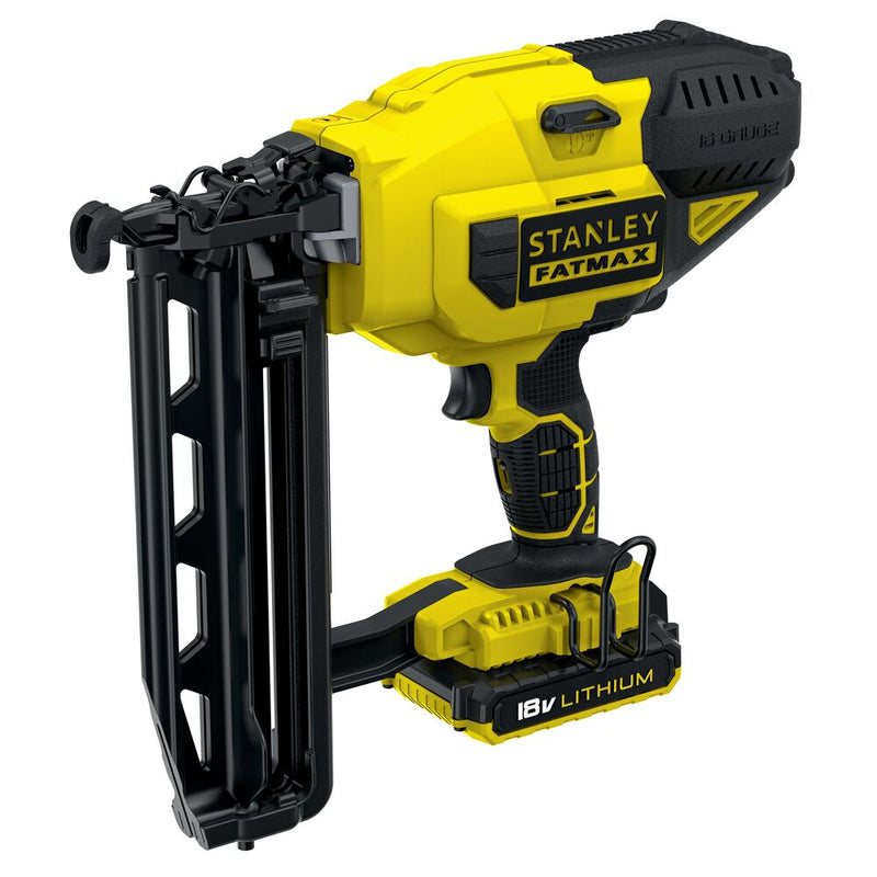 18V/2x2Ah Akku Nagler Li-ion 16er Stifte, Koffer (STANLEY FMC792D2-QW)