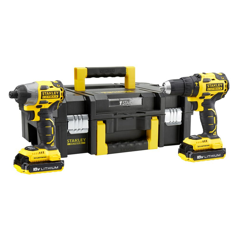18V cordless impact drill + impact wrench (STANLEY FMCK463D2T-QW)