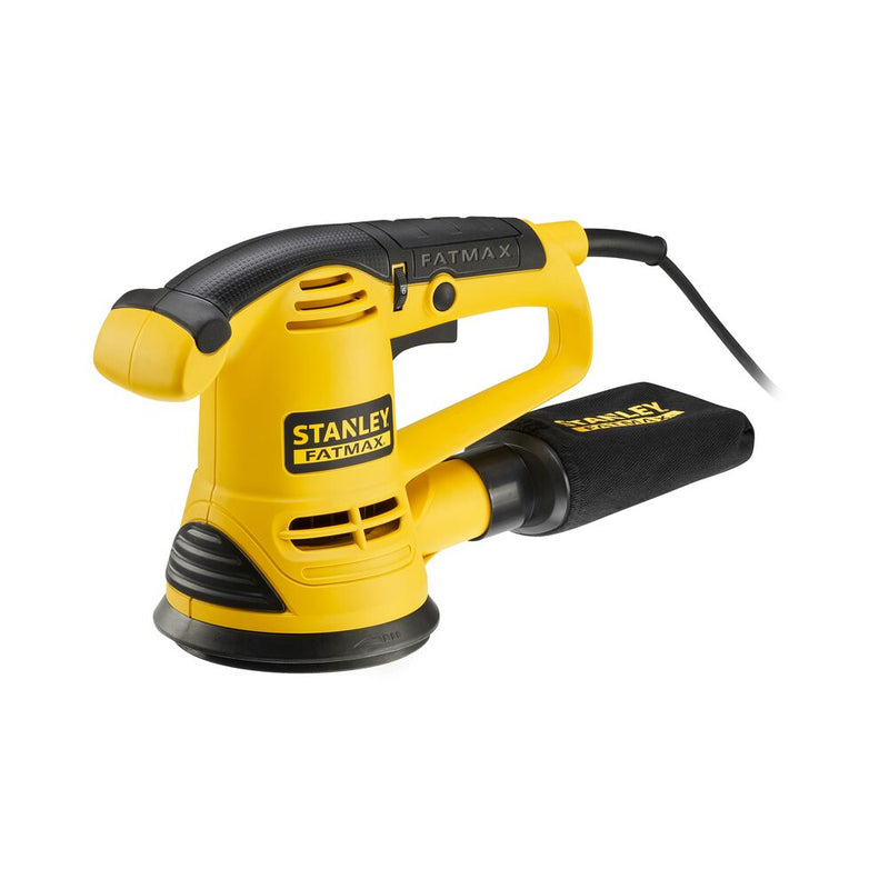 480W/220V Ø125mm FATMAX eccentric sander, in case (STANLEY FME440K-QS)