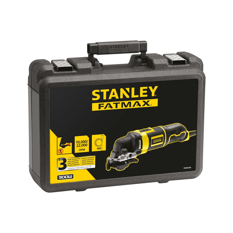 300W/220V FATMAX multi-tool in case (STANLEY FME650K-QS)
