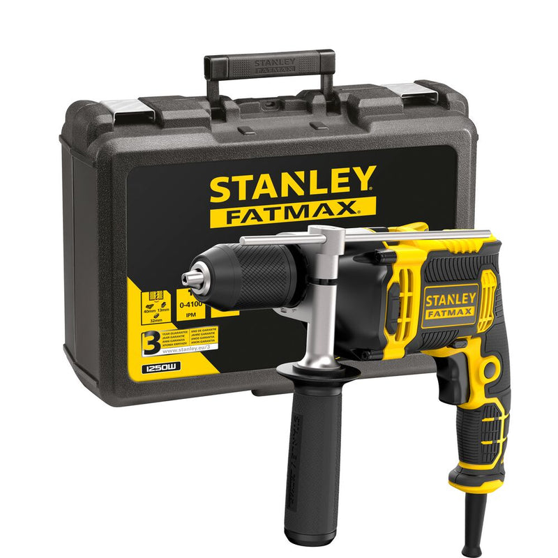 750W/220V FATMAX impact drill in case (STANLEY FMEH750K-QS)