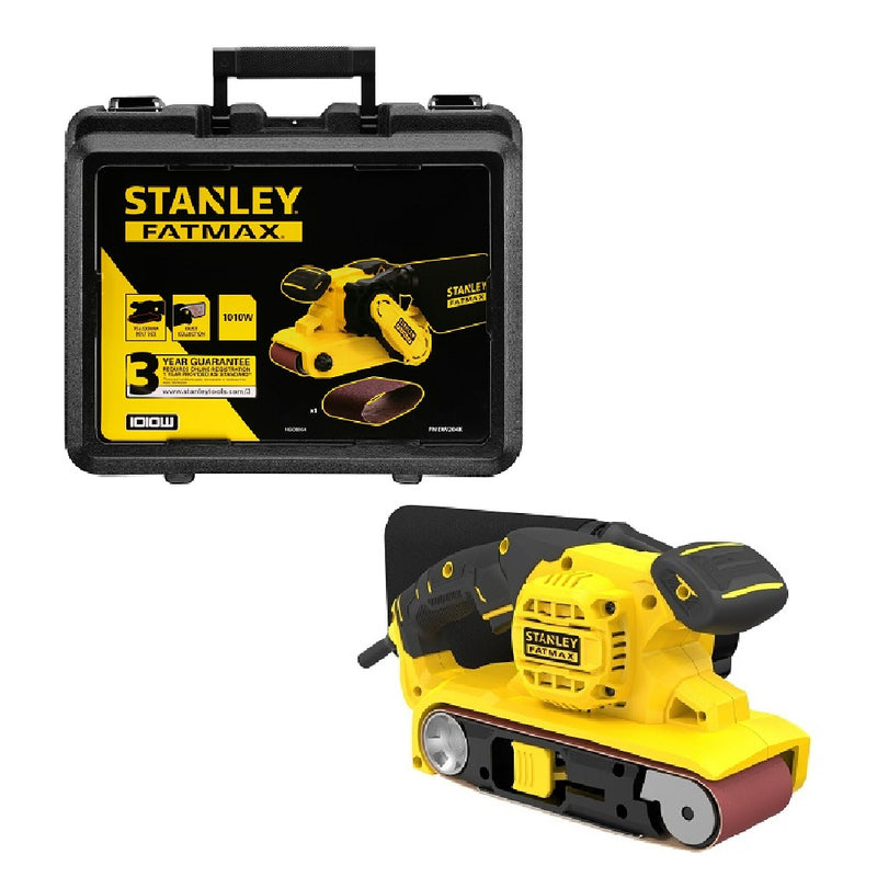 Ponceuse à bande FATMAX 1010W/220V, 75x533mm en coffret (STANLEY FMEW204K-QS)
