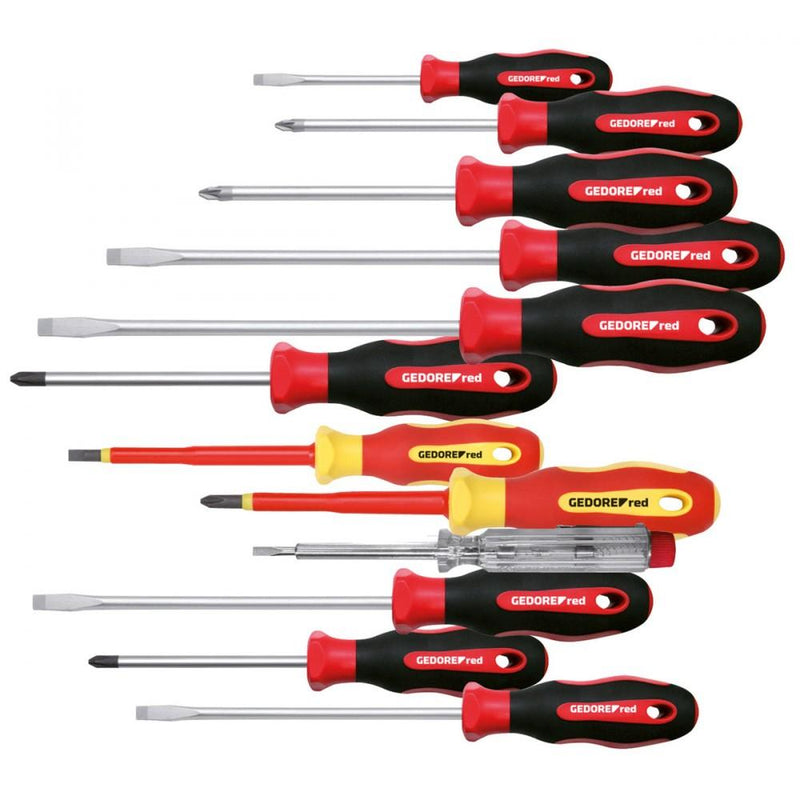 Screwdriver set PH+PZ+LS 2K 12 pcs (GEDORE R38002012) (3301273)