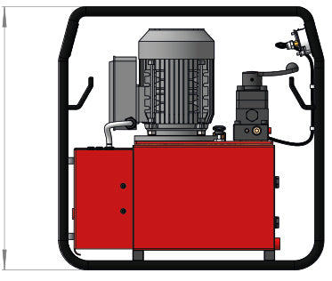 Elektrisch Betriebene Pumpe (700Bar, 10L, 220V) (HI-FORCE HEP207212)