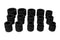1" hex socket wrench set 22mm-60mm, 15 pieces (JQ-1-15set) 